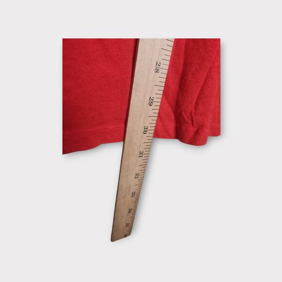 OUTERKNOWN Mens Stoked Graphic Tee M Red Orange Organic Cotton Surf Style - Picture 5 of 6